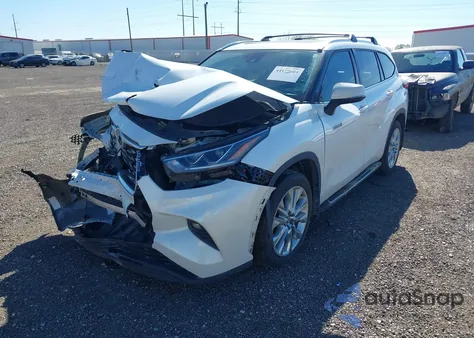2021 Toyota Highlander Hybrid Limited z USA, uszkodzony, nr VIN 5TDYARAH2MS006393